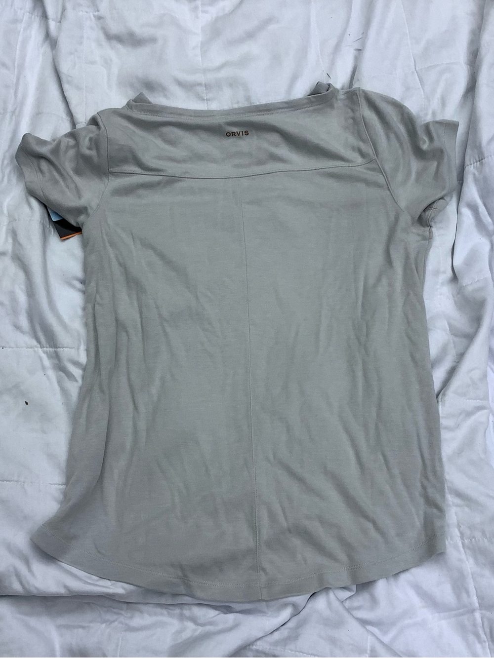 Orvis Women's Pale Gray Short Sleeve Shirt